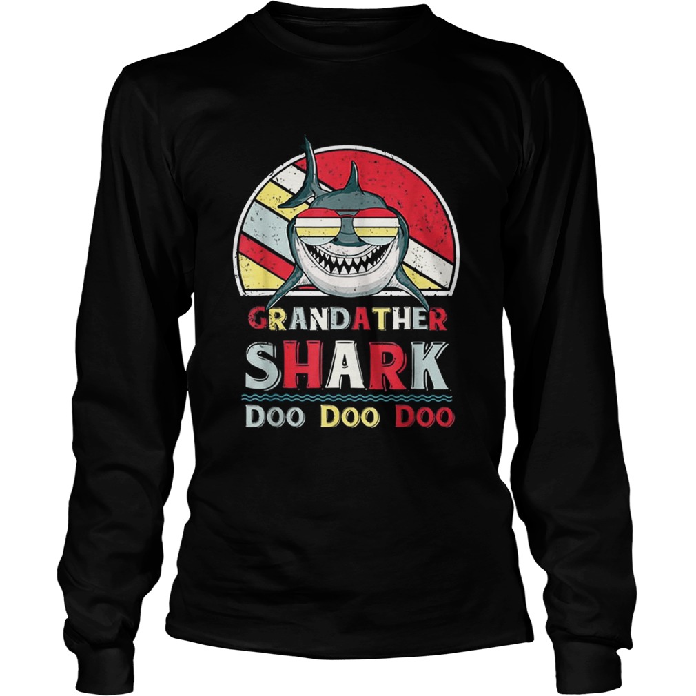 Grandfather Shark Doo Doo Doo Best Fathers Day LongSleeve