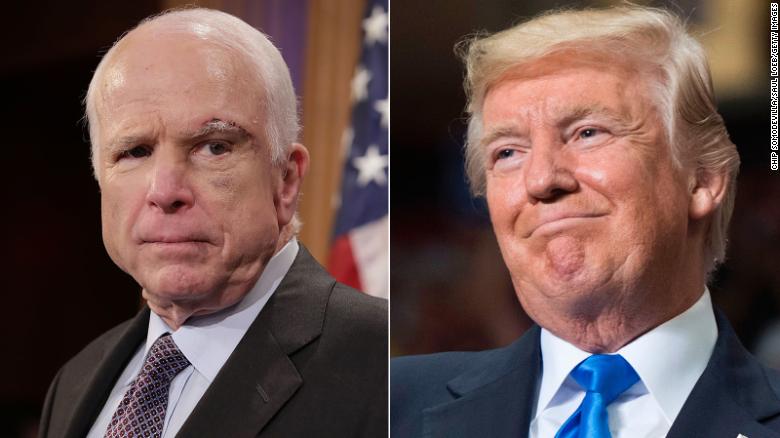 It's Donald Trump's birthday but it's #JohnMcCainDay on Twitter