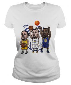 Klay Thompson Steph Curry Kevin Durant Cartoon Golden state  Classic Ladies