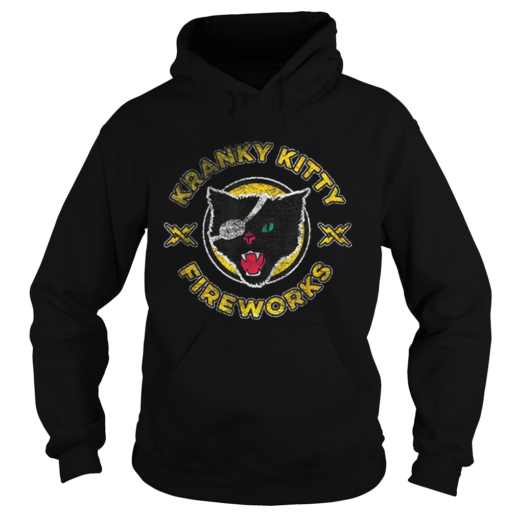 Kranky Kitty Fireworks Pirate Cat Shirt Hoodie