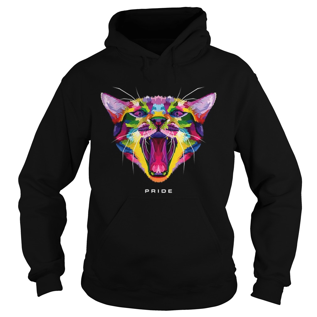 LGBT NYC World Pride 2019 Rainbow Cat Hoodie