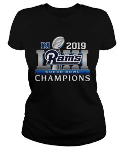 Los Angeles Rams 2019 Super Bowl Champions  Classic Ladies