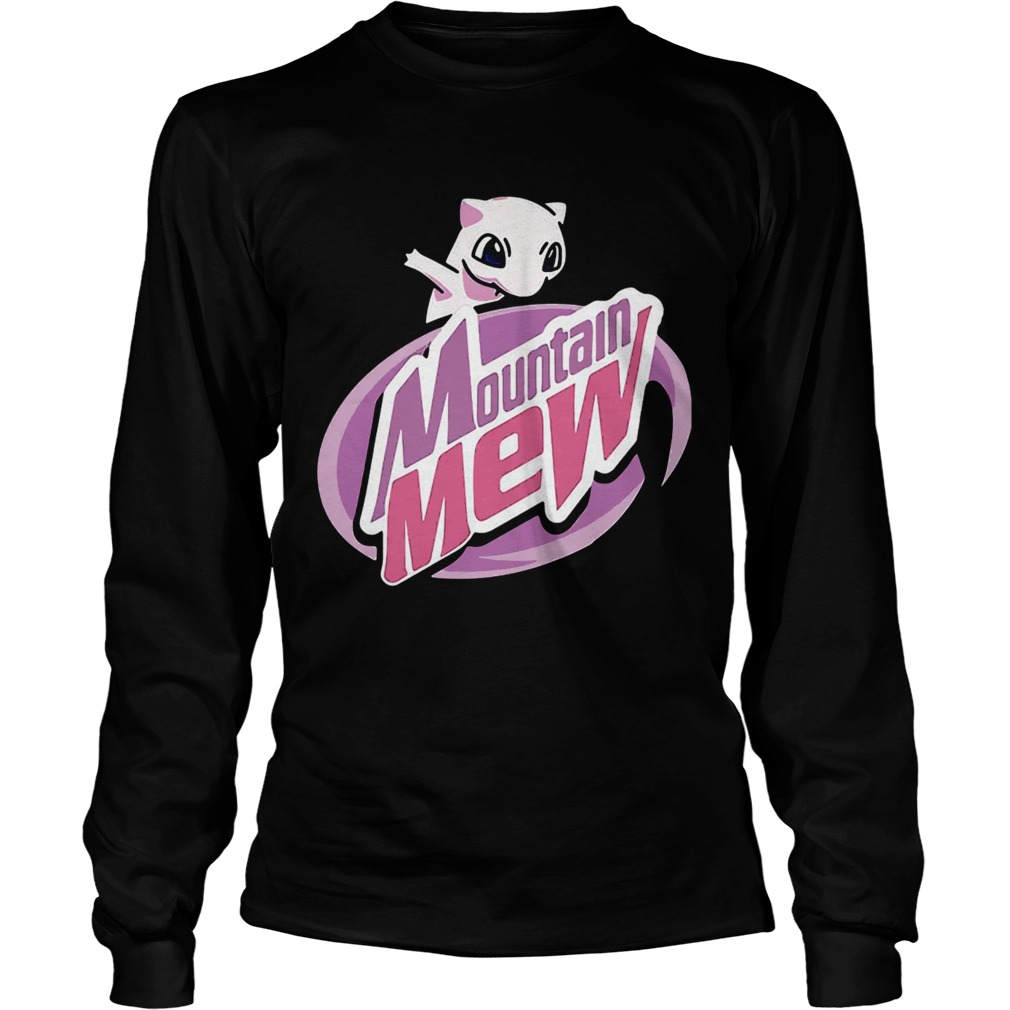 Mew Mountain Mew Mtn Dew Pokemon LongSleeve