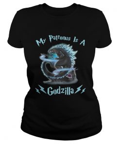 My Patronus Is A Godzilla Shirt Classic Ladies