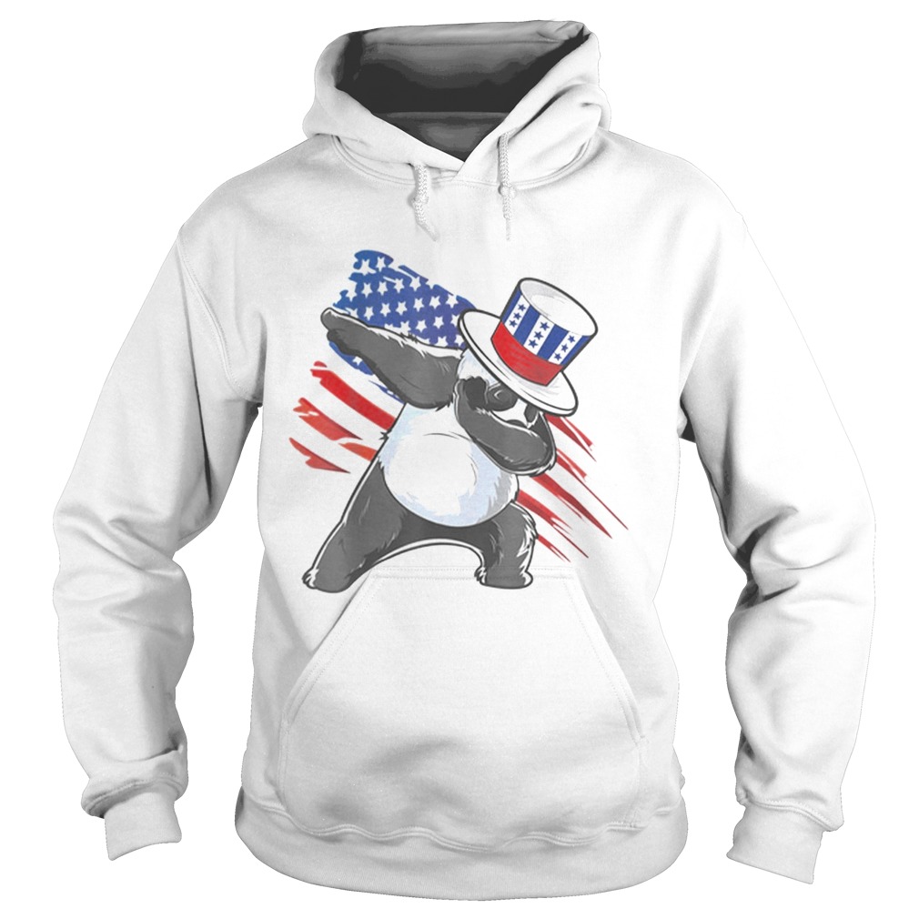 Original 4th Of July Panda Dabbing Panda Shirt Hoodie