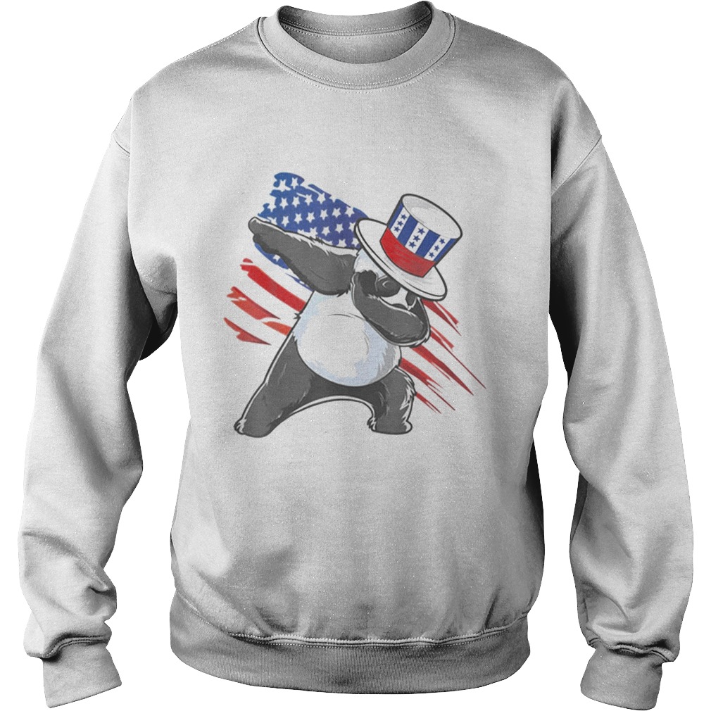 Original 4th Of July Panda Dabbing Panda Shirt Sweatshirt