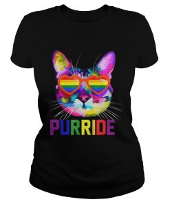 Original Gay Pride LGBT Pride Sunglasses Cat Gift Purride  Classic Ladies