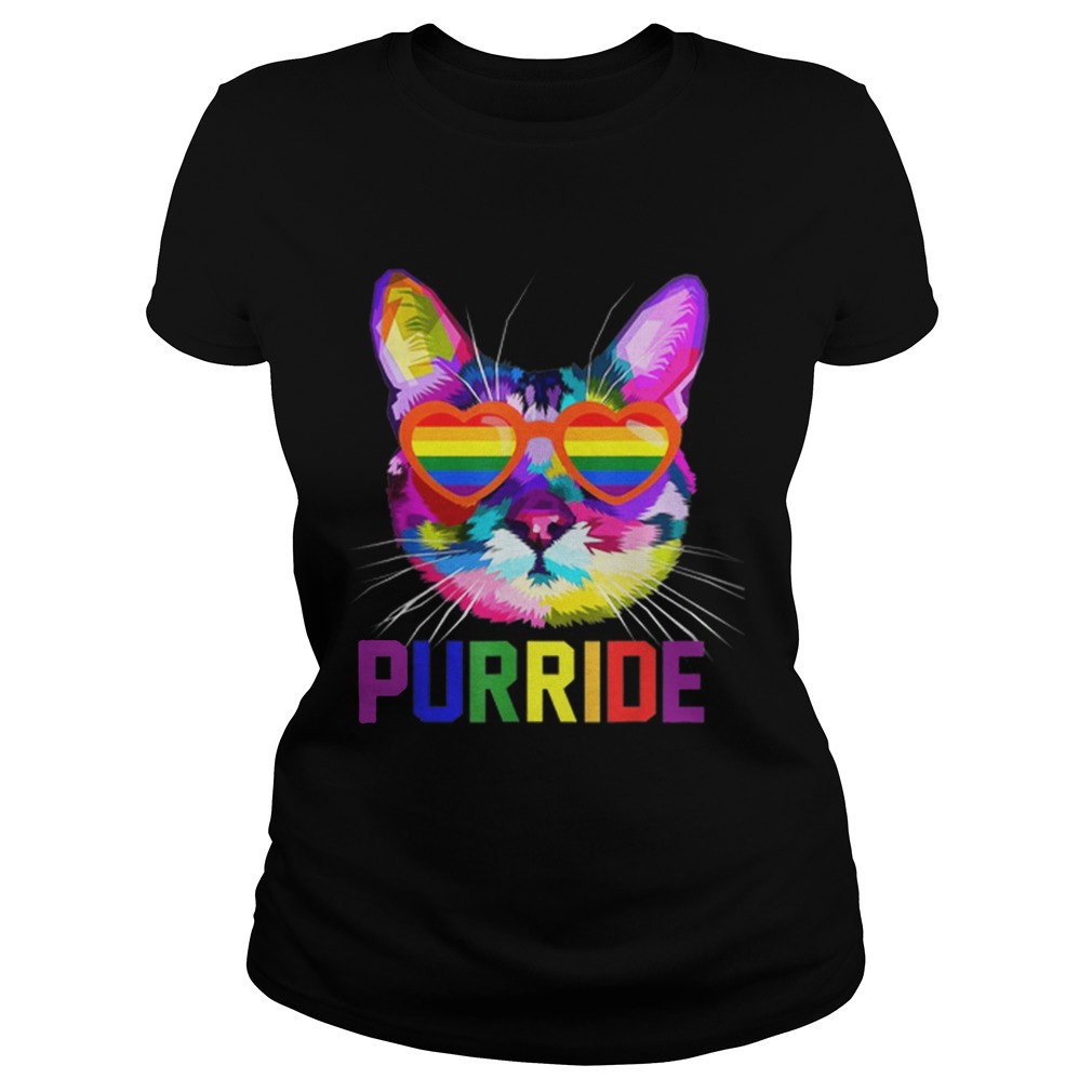 Original Gay Pride LGBT Pride Sunglasses Cat Gift Purride Classic Ladies