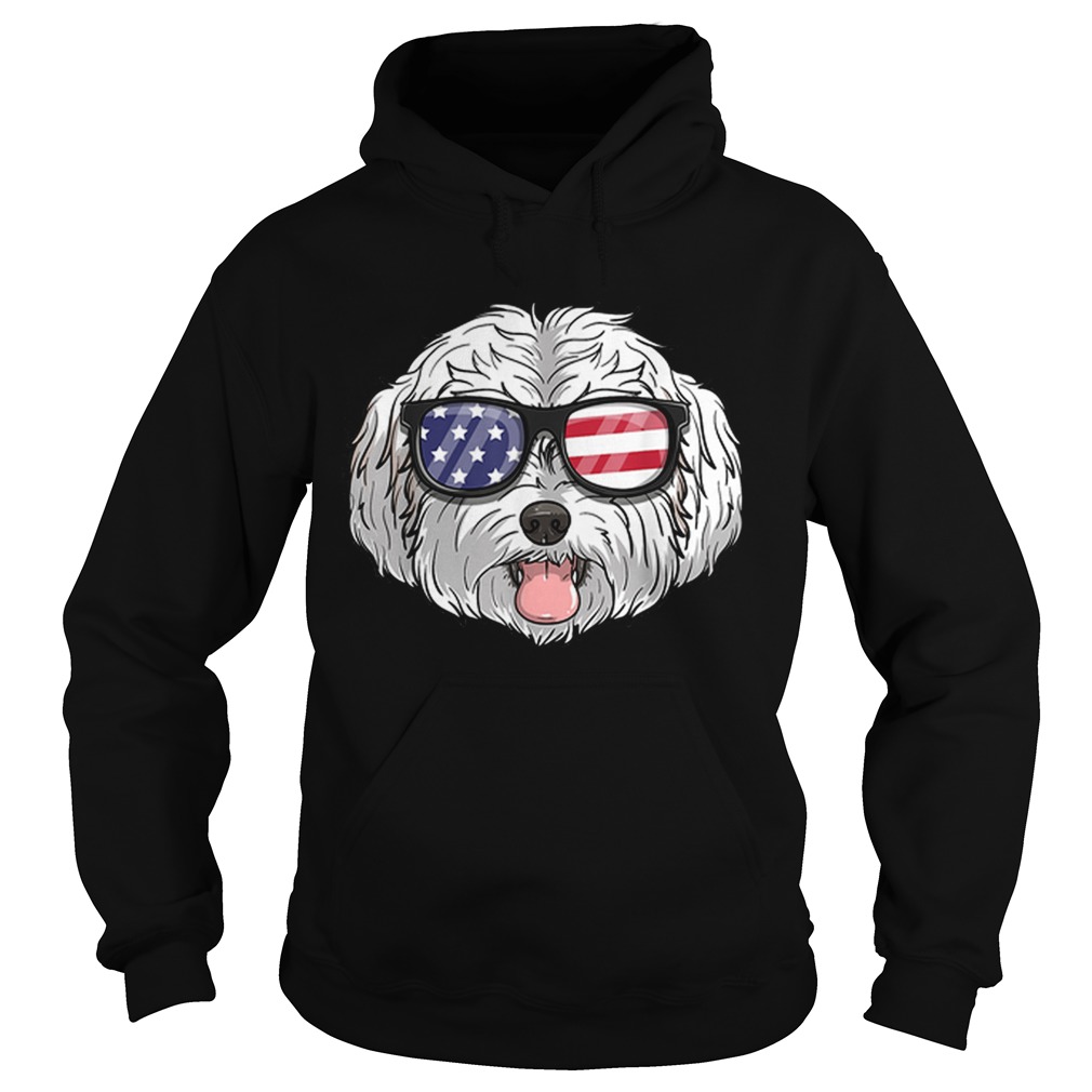 Original Maltipoo Dog Patriotic USA 4th Of July American Shirt Hoodie