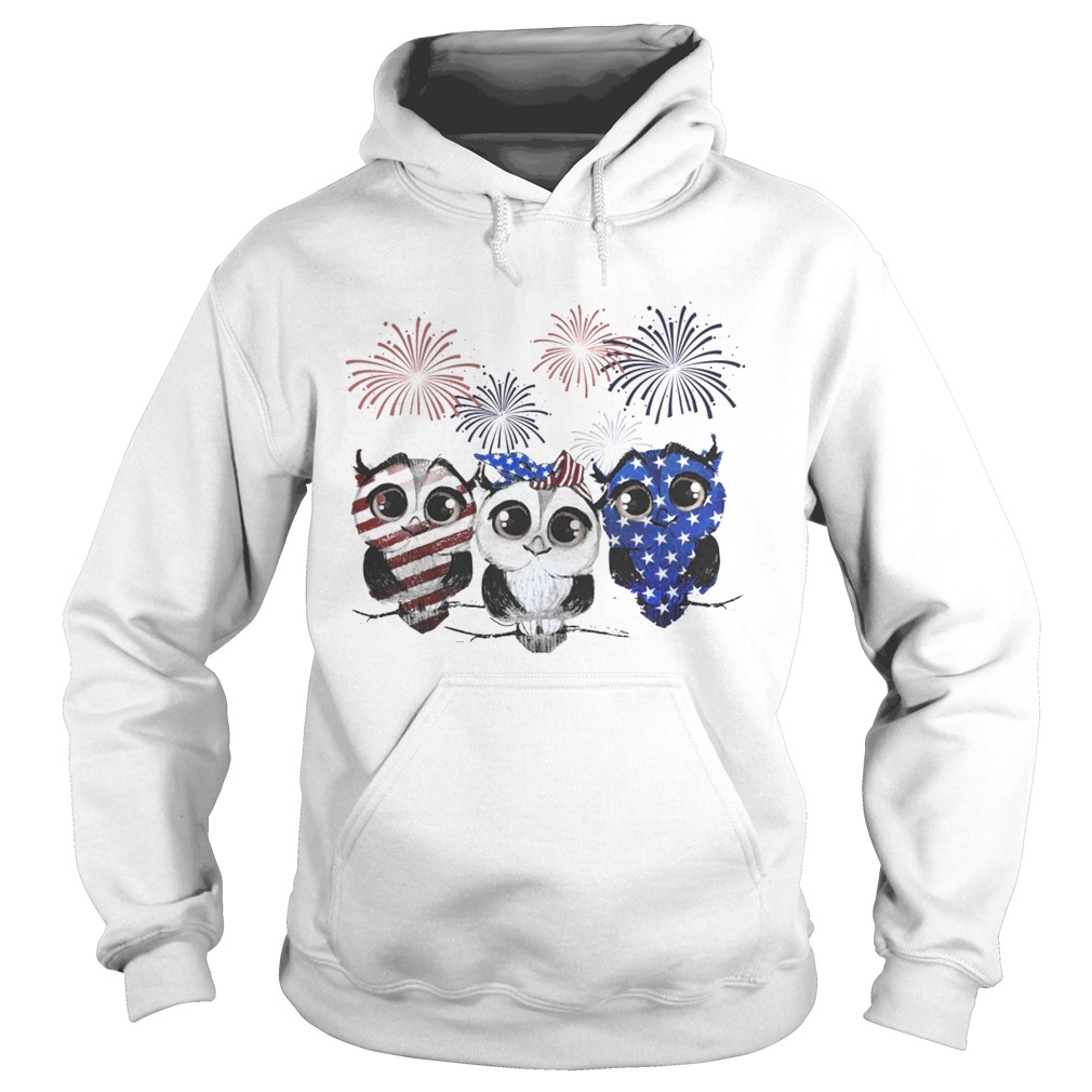 Owls colors Flag America Hoodie