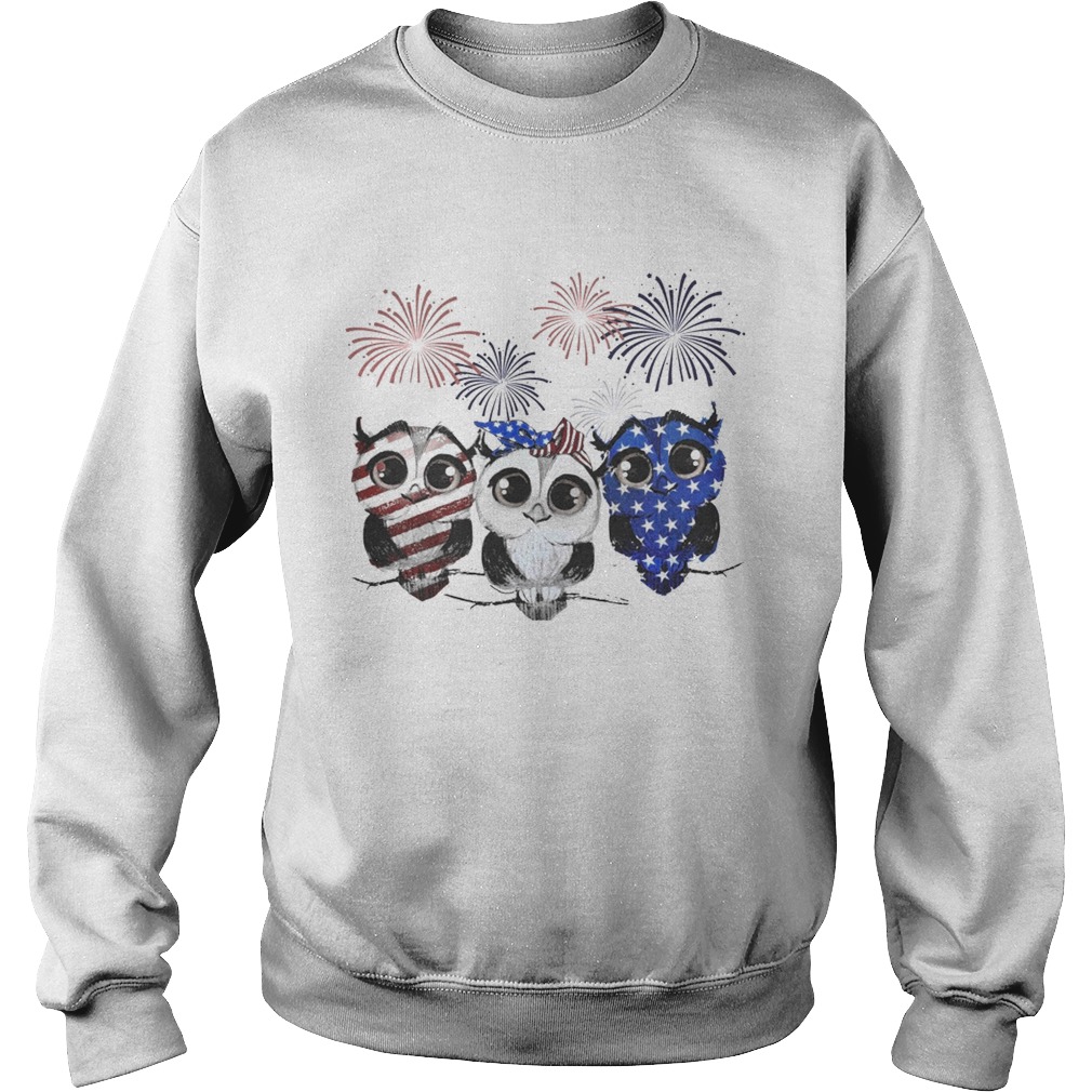 Owls colors Flag America Sweatshirt