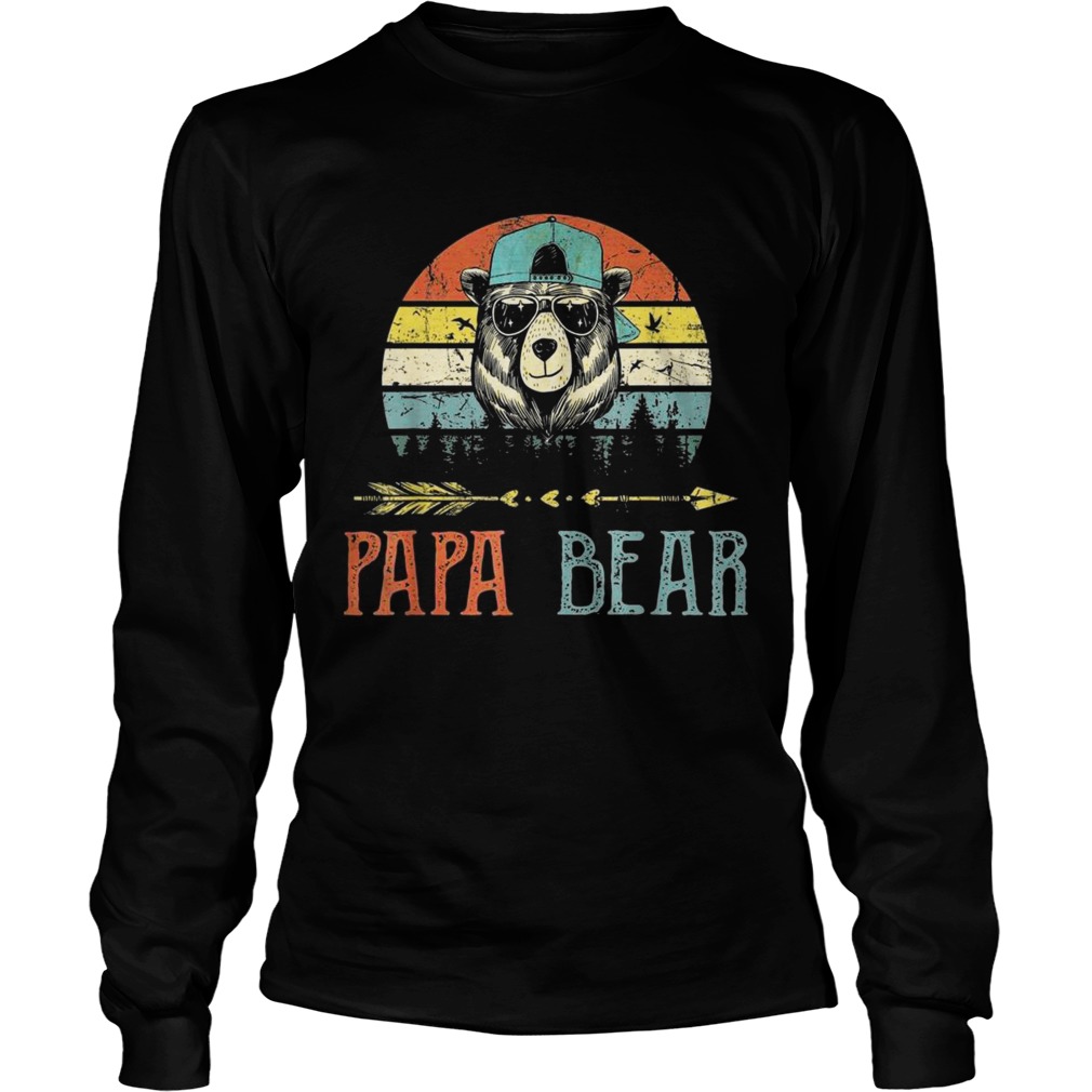 Papa bear vintage sunset LongSleeve