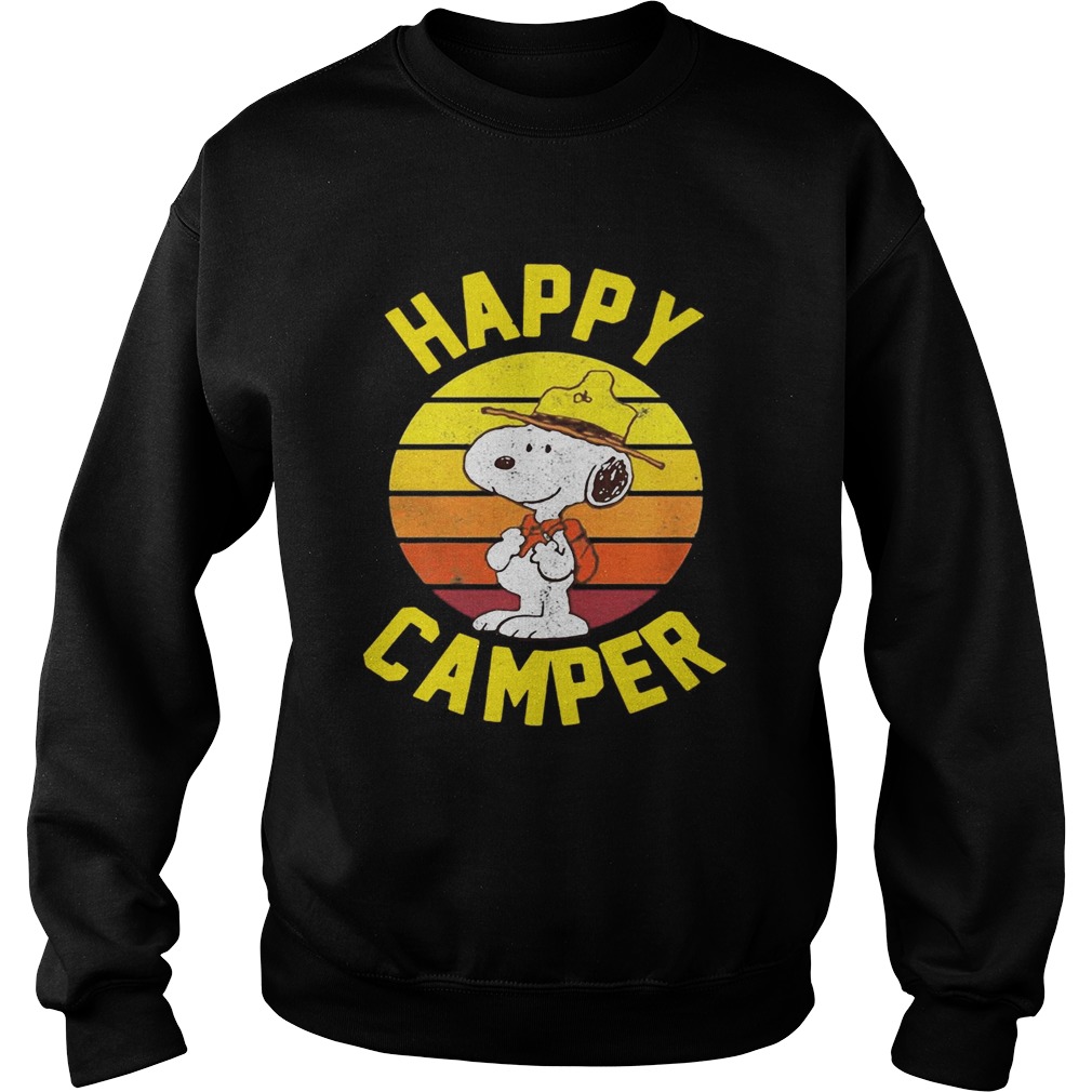 Peanuts Snoopy happy camper vintage Sweatshirt