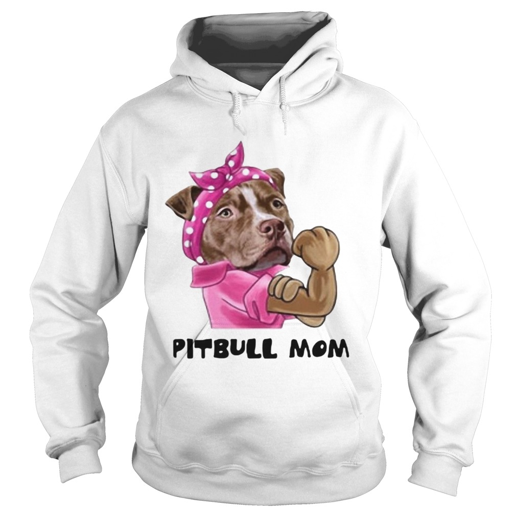 Pink bandana Pitbull mom Hoodie