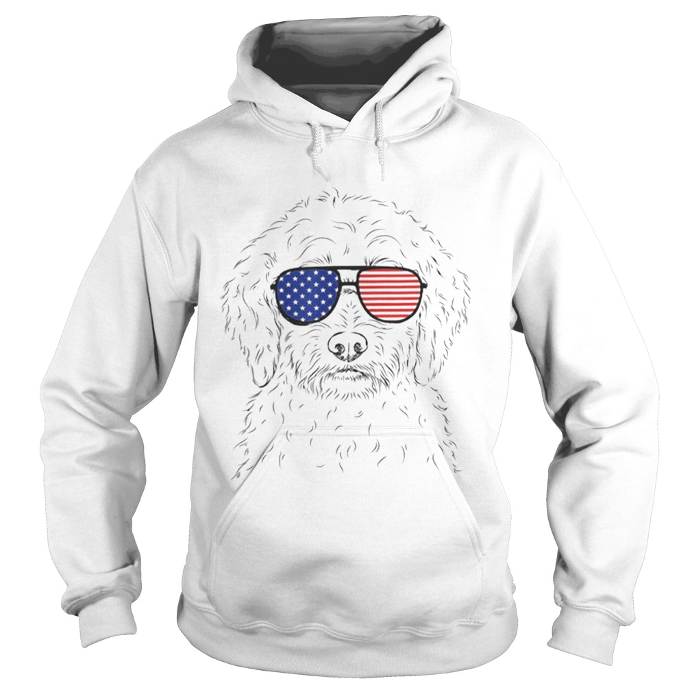 Premium Teddy The Labradoodle American Sunglasses Dog Shirt Hoodie