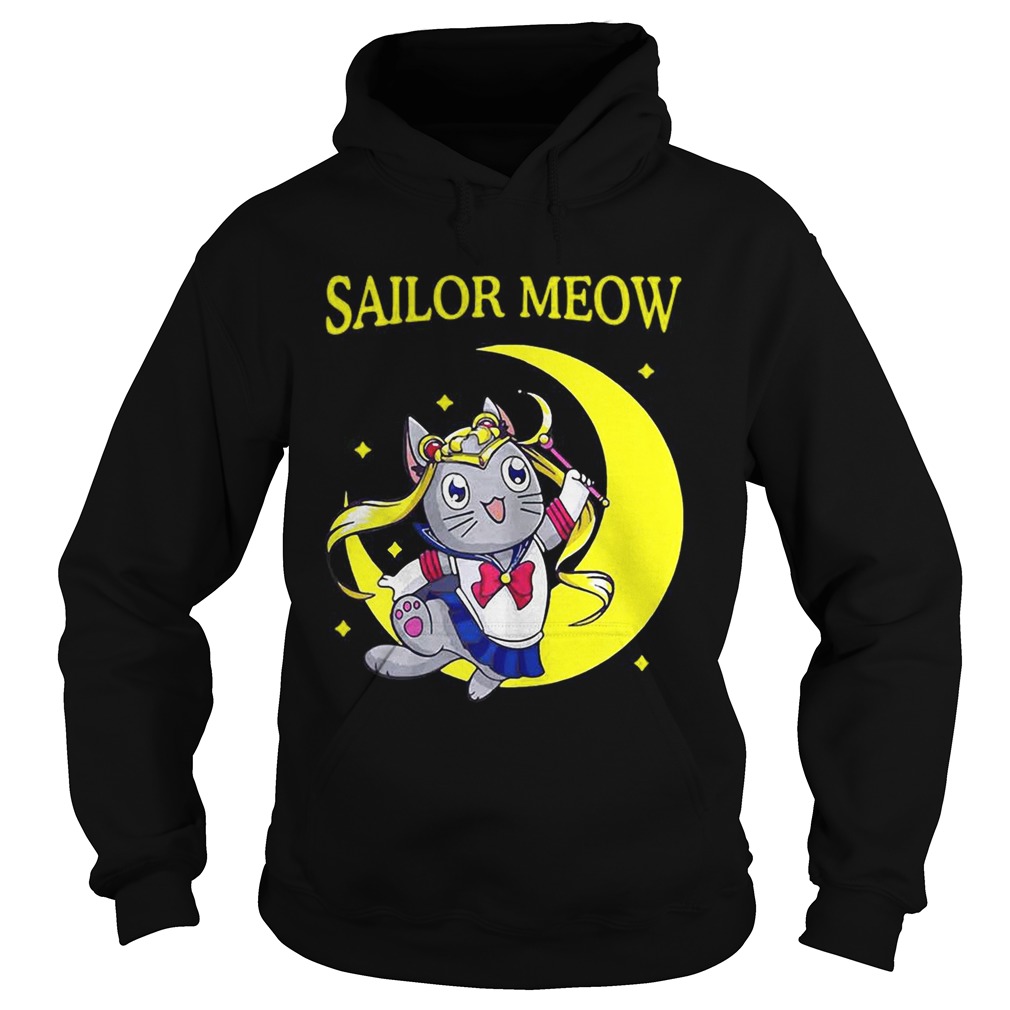 Sailor Meow cat moon Hoodie