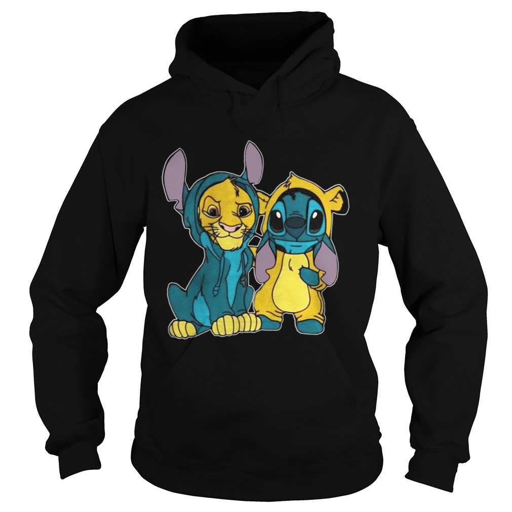 Simba and Stitch best friend Hoodie