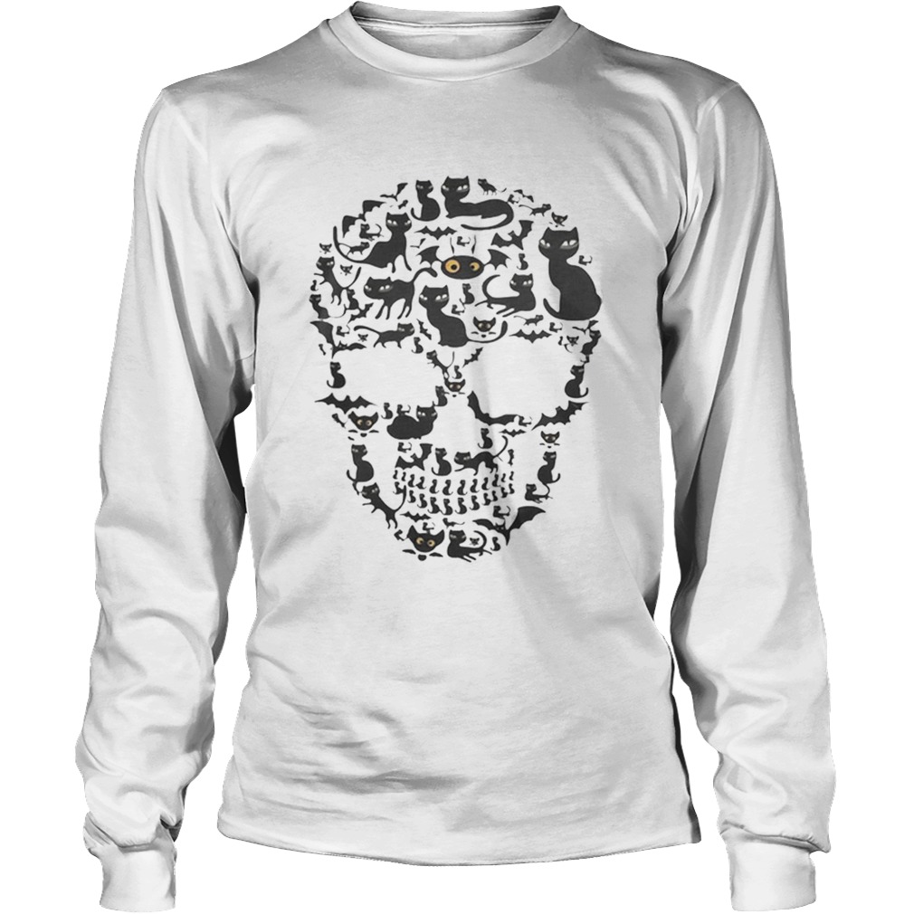 Skull Cat Halloween LongSleeve