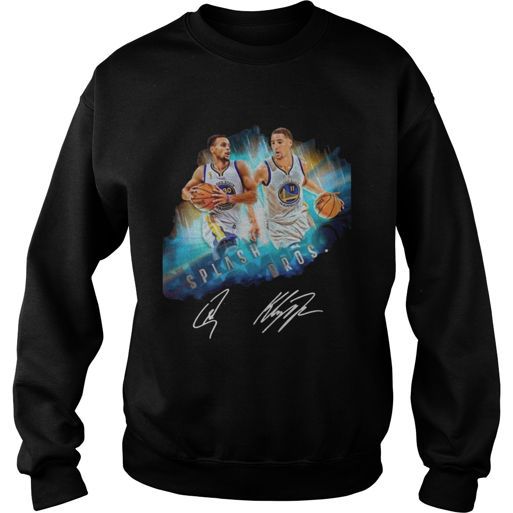 Splash BrothersSuper Splash Bros Klay Thompson Stephen Curry Sweatshirt