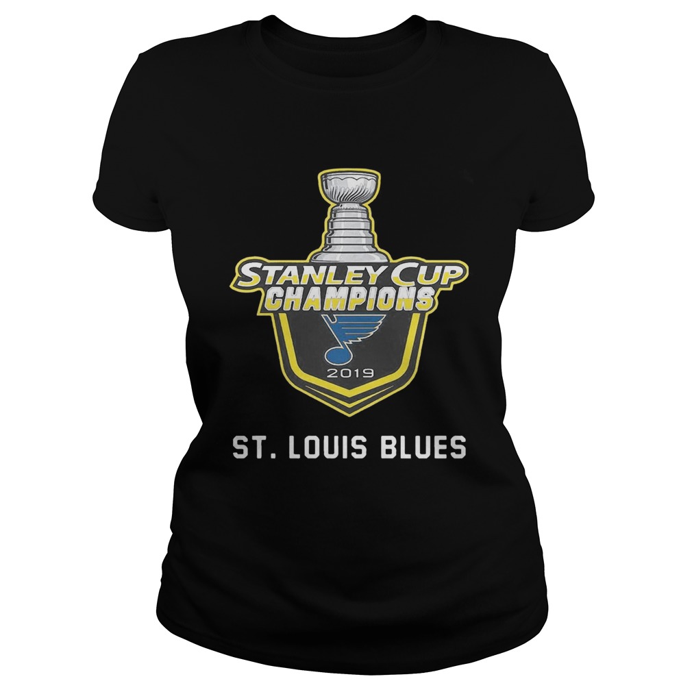 St Louis Blues 2019 Stanley Cup Champions Shirt Classic Ladies