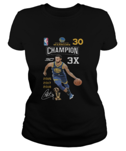 Stephen Curry NBA Golden State Warriors 30 Champion 3X  Classic Ladies