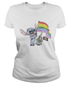 Stitch LGBT flag  Classic Ladies