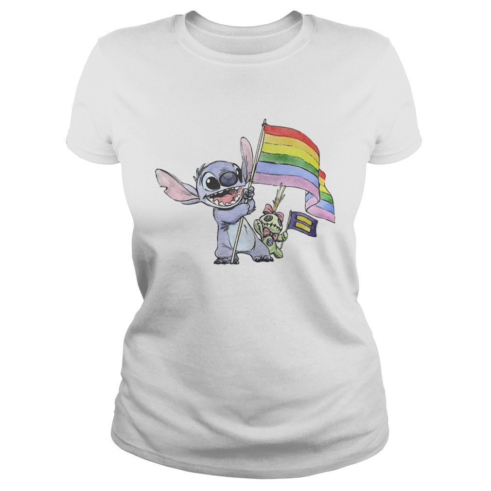 Stitch LGBT flag Classic Ladies