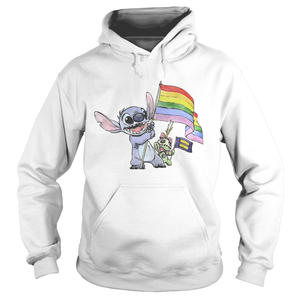 Stitch LGBT flag Hoodie