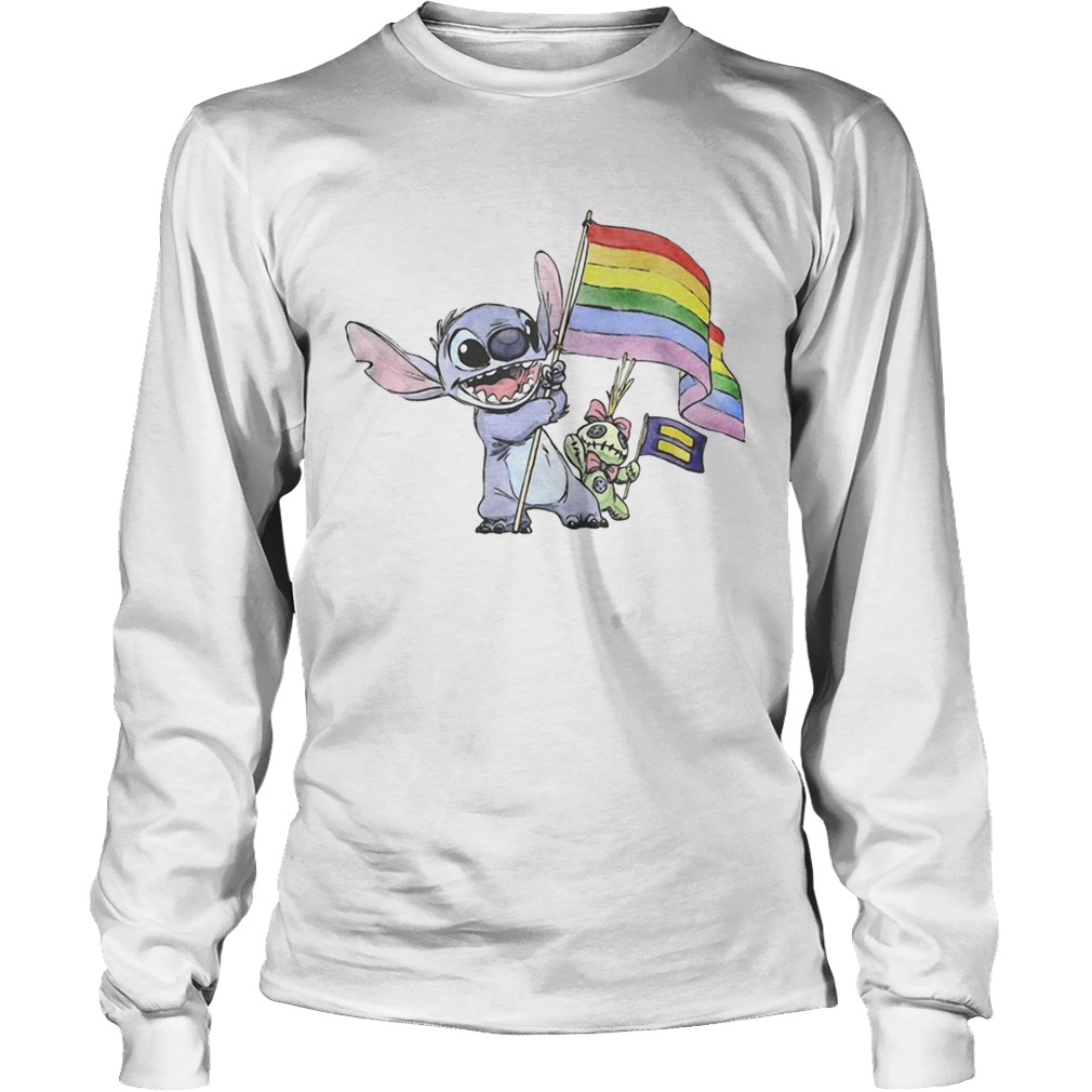 Stitch LGBT flag LongSleeve