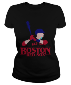 Stranger Things Night Boston Red Sox Shirt Classic Ladies