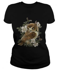 The Owl with flower  Classic Ladies