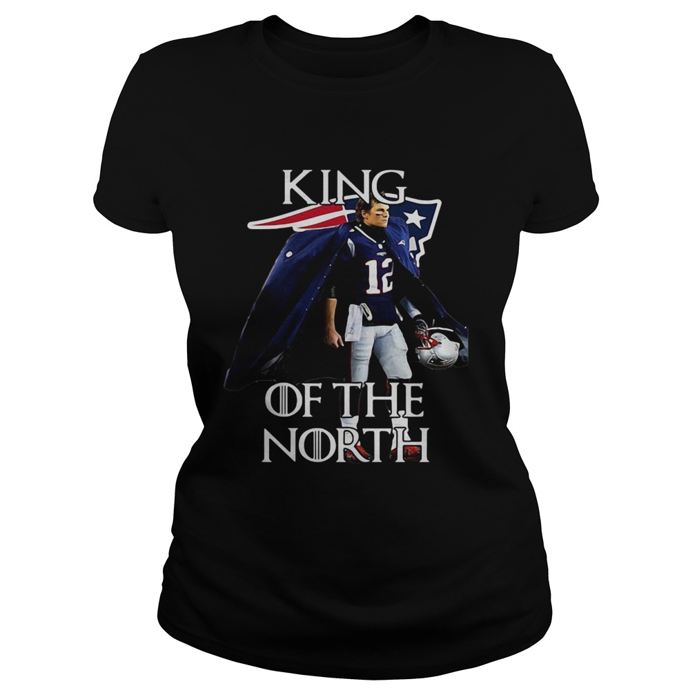 Tom Brady New England Patriots 12 King of the North Classic Ladies