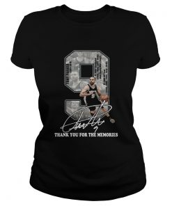 Tony Parker 2001 2018 thank you for the memories signature  Classic Ladies