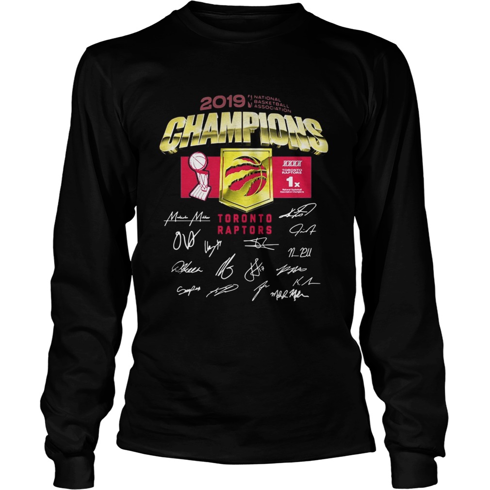 Toronto Raptors 2019 Champions National Basketball Association LongSleeve