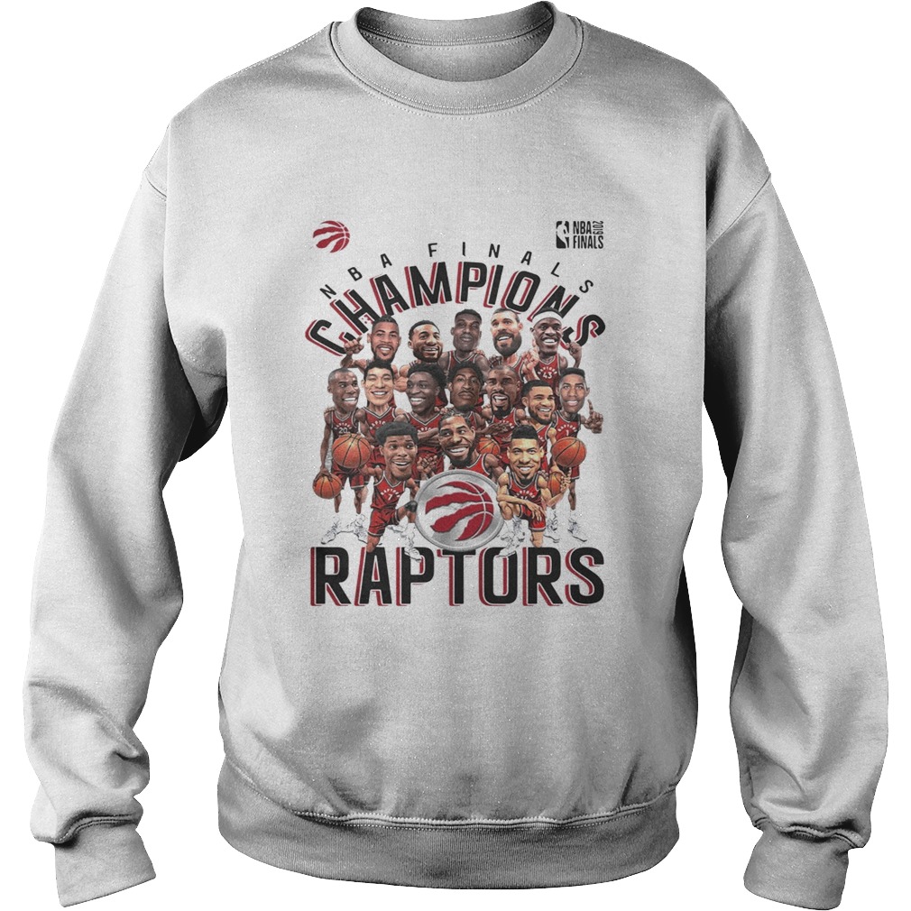 Toronto Raptors Heather Charcoal 2019 NBA Finals Champions Sweatshirt