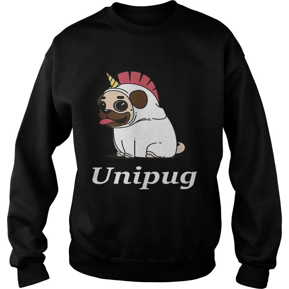 Unipug Unicorn Pug Dog Sweatshirt