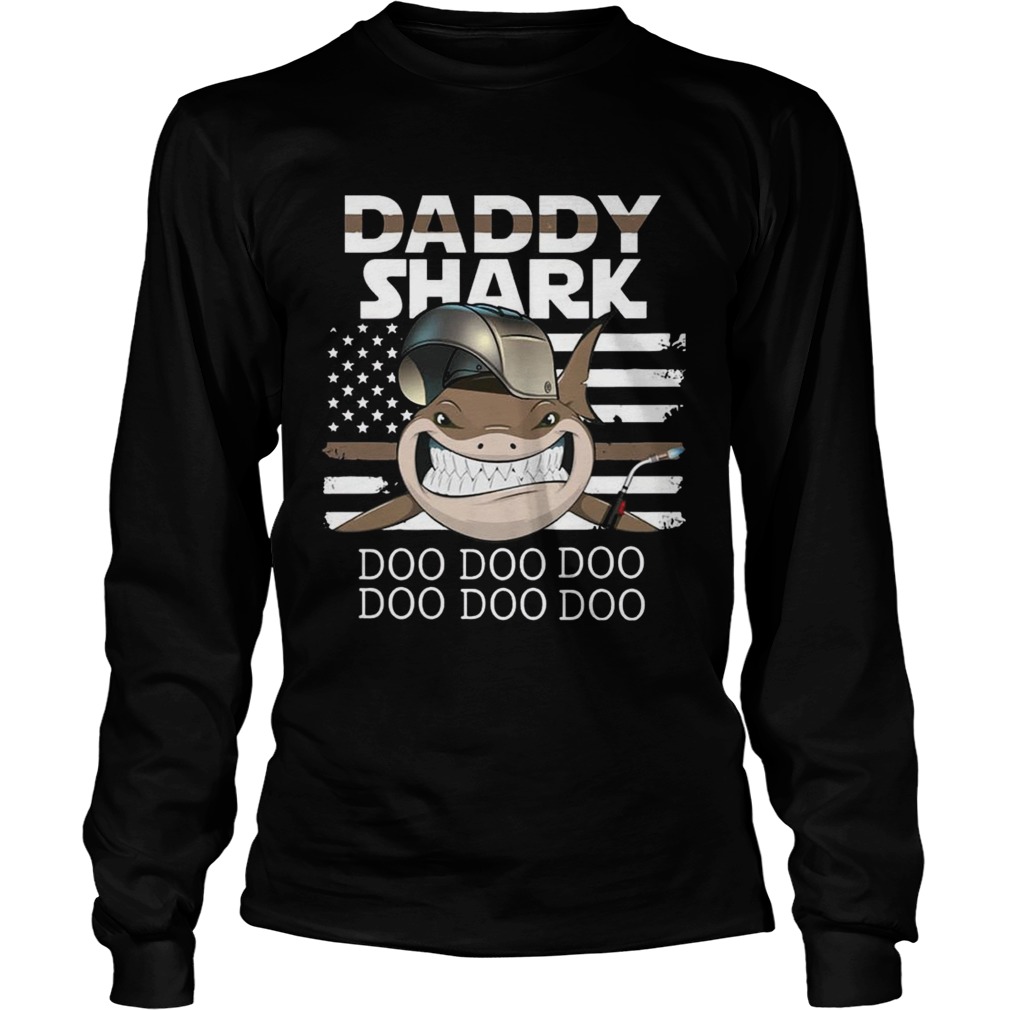 Welder Daddy Shark Doo Doo Doo T LongSleeve