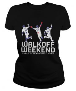 Walk Off Weekend Rookies Go Back To Back To Back ladies tee