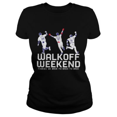 Walk Off Weekend Rookies Go Back To Back To Back ladies tee