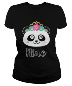 1564132947Girls 9th Birthday Outfit, Panda Ninth Birthday  Classic Ladies