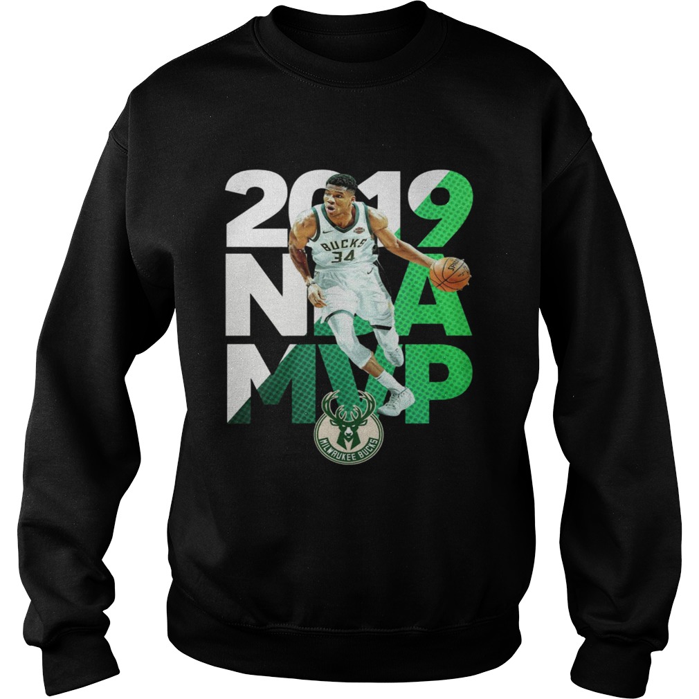 2019 NBA MVP Milwaukee Bucks Sweatshirt