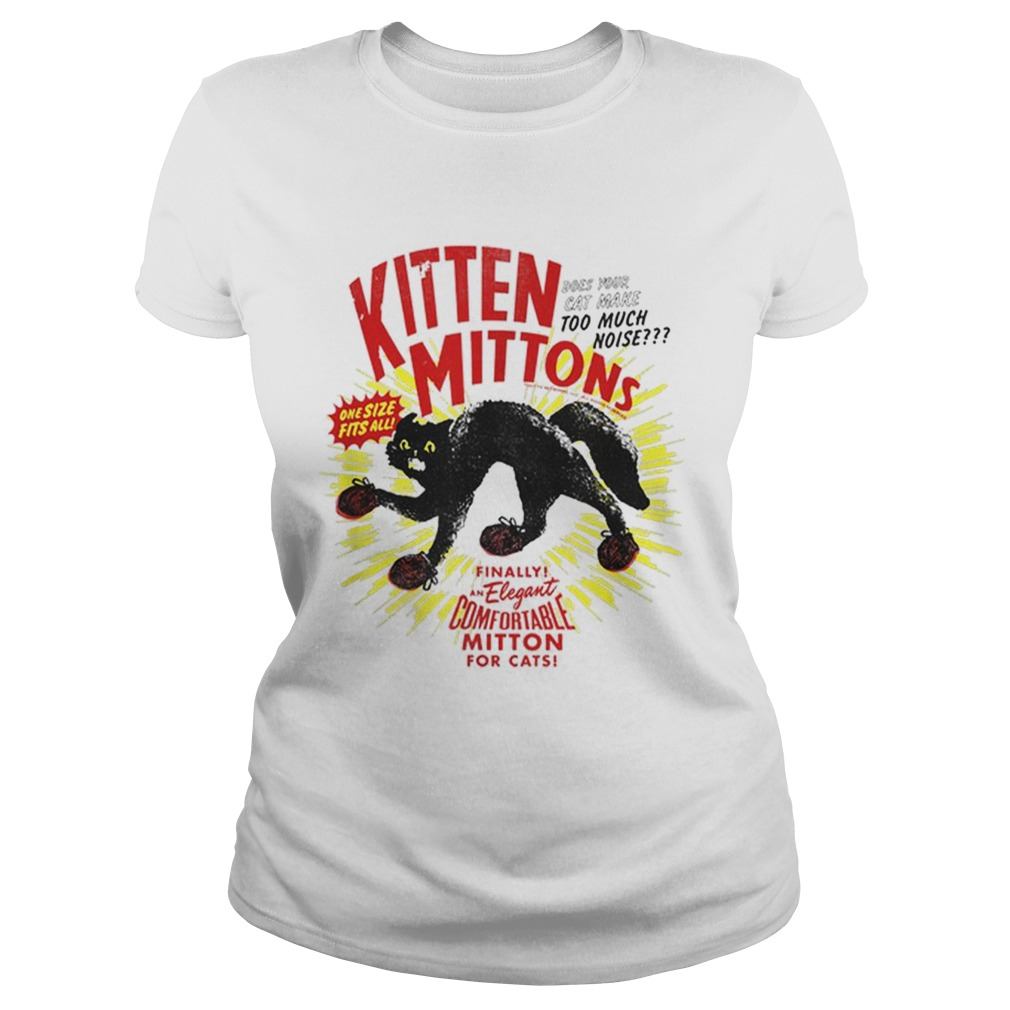 Always Sunny In Philadelphia Kitten Mittons Cats Lover Classic Ladies