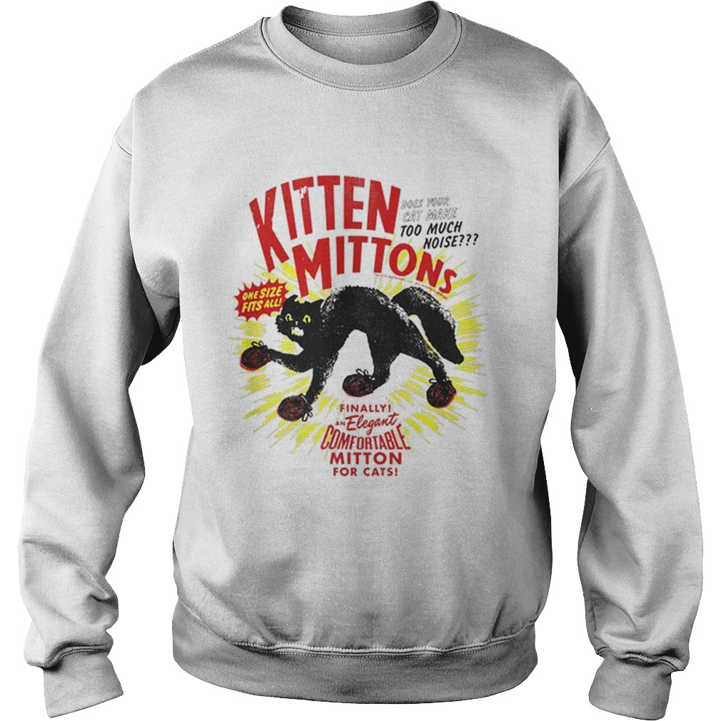 Always Sunny In Philadelphia Kitten Mittons Cats Lover Sweatshirt