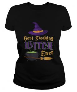 Broomhilda Witch Halloween best freaking witch ever  Classic Ladies