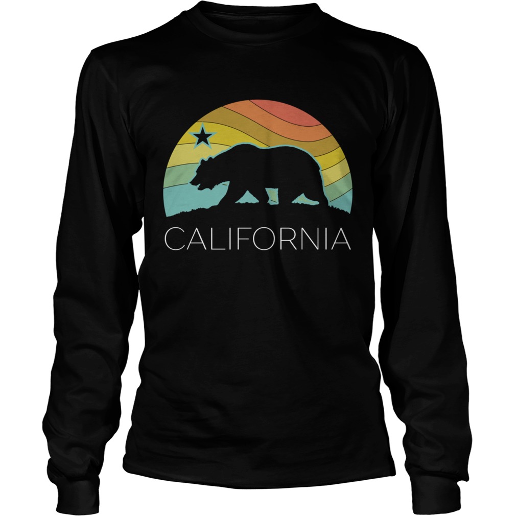 California bear vintage sunset LongSleeve