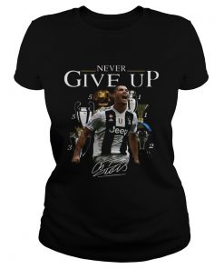 Cristiano Ronaldo Never give up signature  Classic Ladies