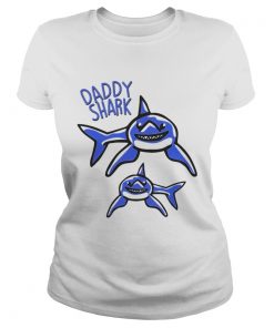 Daddy Shark Womens TShirt Classic Ladies