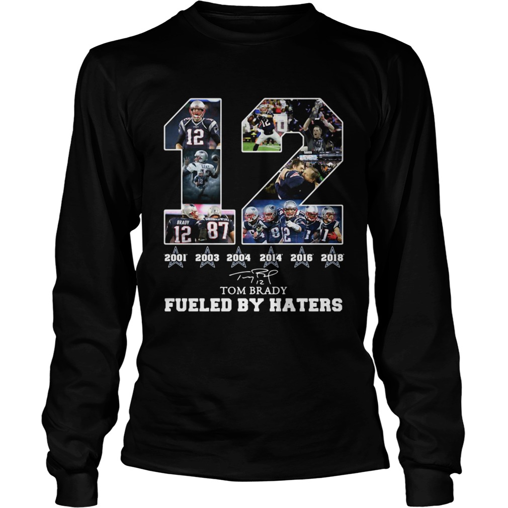 Dallas Cowboys Tom Brady fueled by haters signature LongSleeve