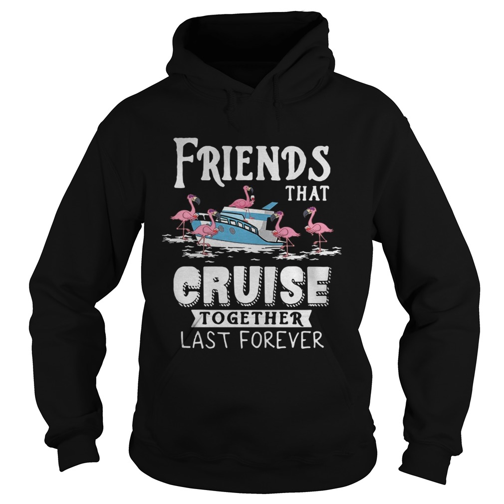 Flamingo Friends That Cruise Together Last Forever Shirt Hoodie