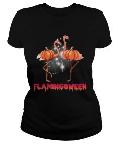 Flamingoween pumpkin Flamingo halloween  Classic Ladies